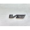 GMC 1PC Gloss Black Rear Tailgate V6 Emblems Badge Fit