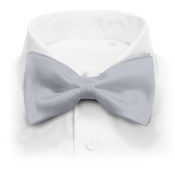 Mens Classic Pre-Tied Satin Formal Tuxedo Bowtie Adjustable Length Large