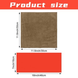 SmoothNovelty 2 Kit Grip Enhancer Towel Sticky Grip Enhancer Include 2 Tac Rag Sticky Towel 2 Microfiber Towels for Sweaty Hands Tacky Cloth Softball Golf Baseball Tennis(Red)