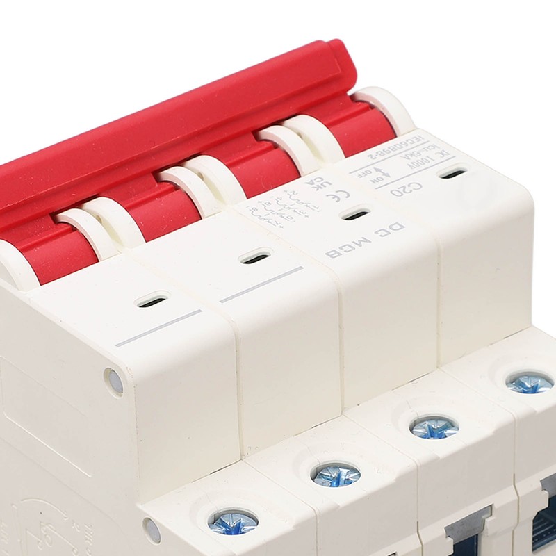 4P Miniature Circuit Breaker DIN Rail Mounting Overload Protection Switch