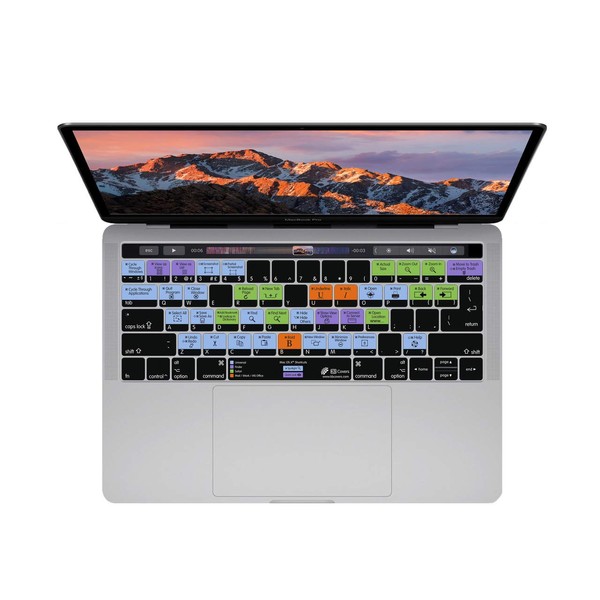 KB Covers MCOS-M-DE OS Shortcut Keyboard Cover for MacBook Clear