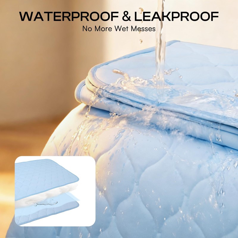 Luciphia Waterproof Cooling Mat for Dogs Couch Cover Q-MAX>0.5, Leakproof