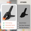 OSDUE 12 Pcs Nylon Spring Clamp,3 Inches Extra Strength Heavy