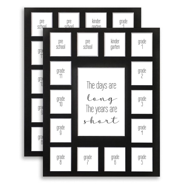 11X14 Bulk 2 School Days Picture Mat with Multiple Openings–Years