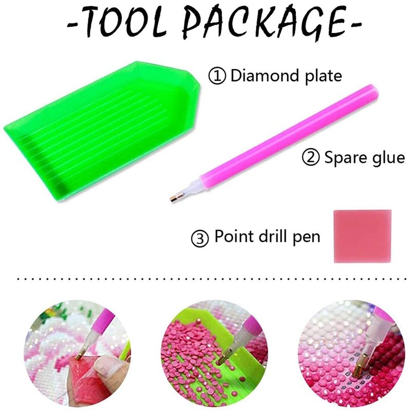 Diamond Art Kit, 5D Diamond Painting Kit, Mosaic Art, DIY,
