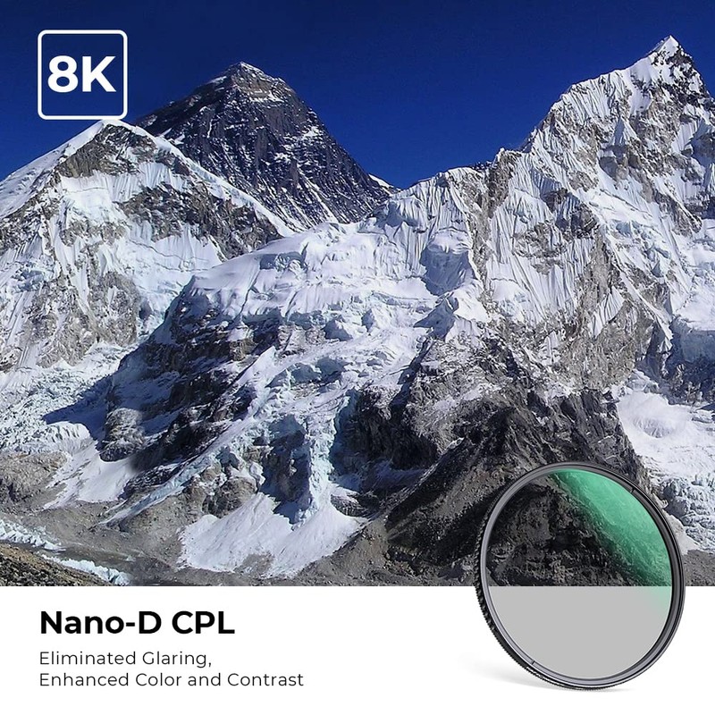 K&F Concept 95mm CPL Filter Circular Polarizing Lens Filters (Nano-D