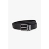(ARMANI EXCHANGE)(신세계센텀점)AX남성 스퀘어 버클 슈렁큰 레더 벨트A415171003블랙 (ARMANI EXCHANGE)(Shinsegae Centum