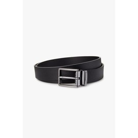 (ARMANI EXCHANGE)(신세계센텀점)AX남성 스퀘어 버클 슈렁큰 레더 벨트A415171003블랙 (ARMANI EXCHANGE)(Shinsegae Centum City) AX Men's Square Buckle Shrunk Leather Belt A415171003 Black