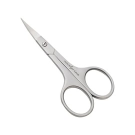 Tijeras para cutículas de acero inoxidable con hoja curva extrafina | Tijeras para uñas con puntas precisas | Tijeras de manicura para cuidado persona