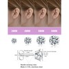 LOVME Earrings Studs Set for Women Men, Hypoallergenic 316L Stainless