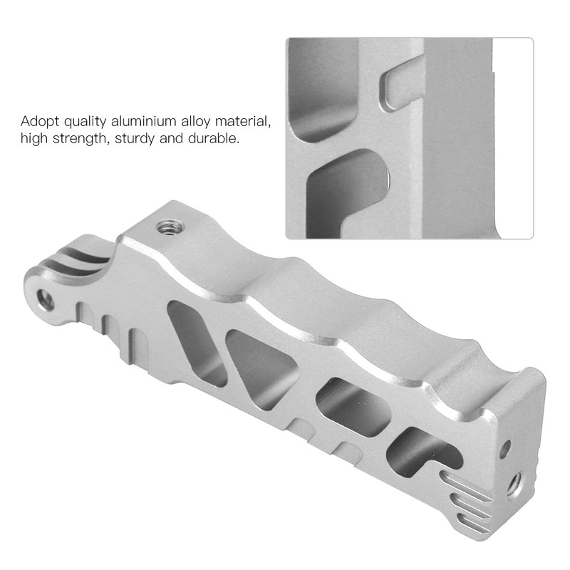 Multifunction Aluminium Alloy Selfie Handspike Handle Fixed Bracket for GoPro