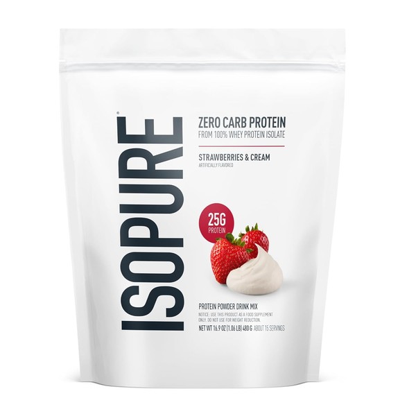 Natures Best Low Carb Isopure Fresa, 454 gr - Producto
