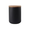 jessie Ceramic Storage Containers with Airtight Seal Bamboo Lids Kitchen