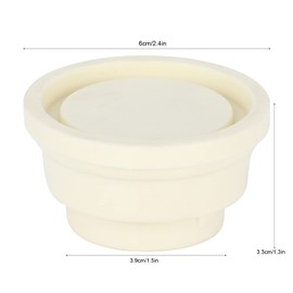 Alvinlite Swimming Pool Ladder Bumper Rubber Stoppers, Universal Pool Ladder Rubber End Caps Safety Bumper Pool Ladder Replacement Accessories for Underwater Escalators White Pack of 4