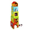 Tooky Toy Juego de Bloques Apilables de Animales de Granja,