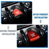 KUNGKIC Carbon Fibre Car Engine Start Stop Button Decorative Cover