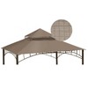Ontheway Replacement Canopy roof, Model L-GZ136PST for Target Madaga Gazebo