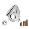 MINGZE Water Drop Shape Stainless Steel Cigar Cutter Super Sharp