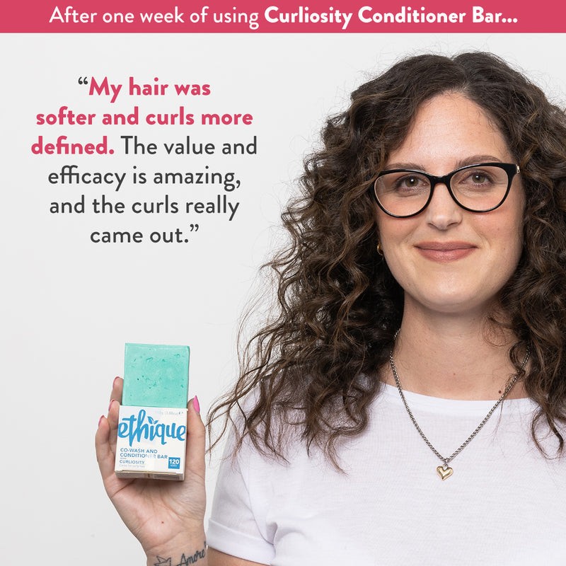 Ethique Curliosity Co-Wash & Conditioner Bar, 110g