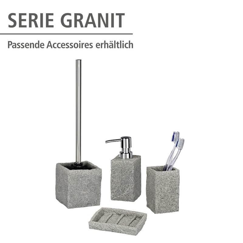 Wenko "Granit Soap Dispenser, Grey