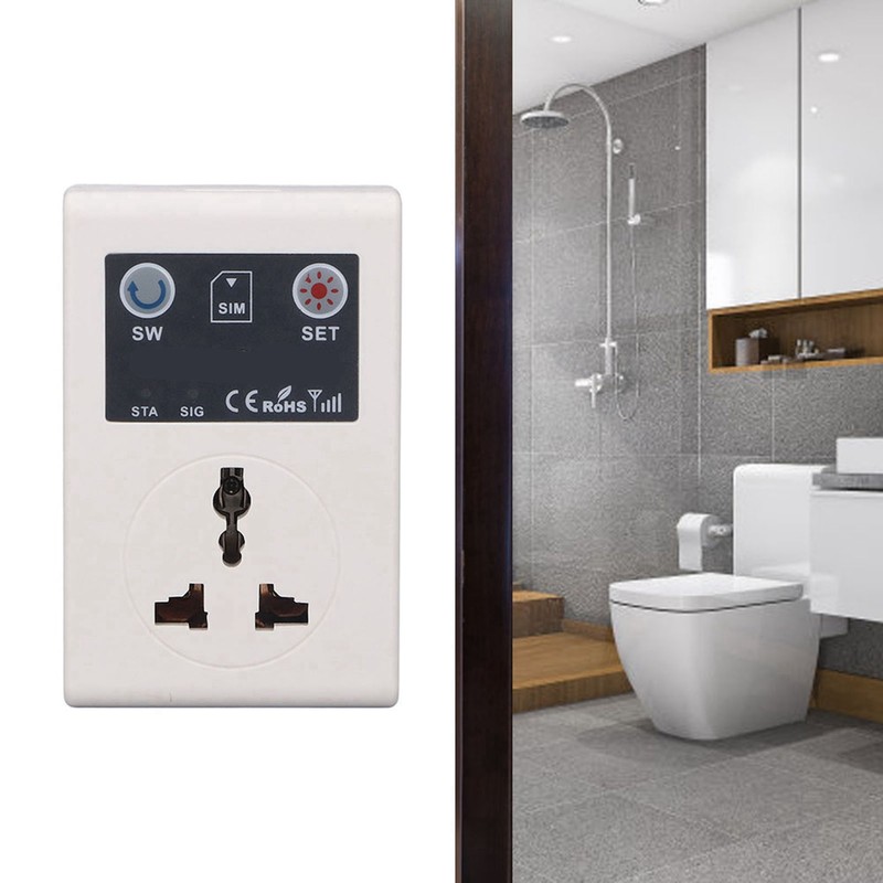 10A Smart Outlet Plug Wireless Power Socket Mobile GSM Phone