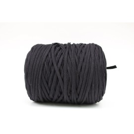 Tshirt Yarn 130 Yards of Fabric Recycled Yarn 1.5 lb Vondrak T-Shirt Yarn for Crocheting and Knitting (Black)