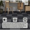 Alow 25pcs Carpet Tiles Peel and Stick,12" x 12" Carpet