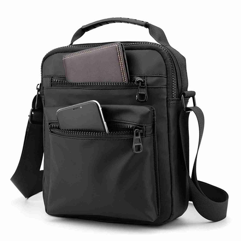 Men Sling Bag Single Shoulder Bag Crossbody Bag Wear-Resistant Oxford