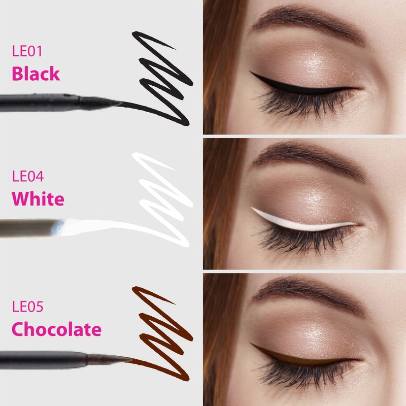 Ruby Kisses Classic Liquid Eyeliner, Smudgeproof Long Lasting Eye Makeup