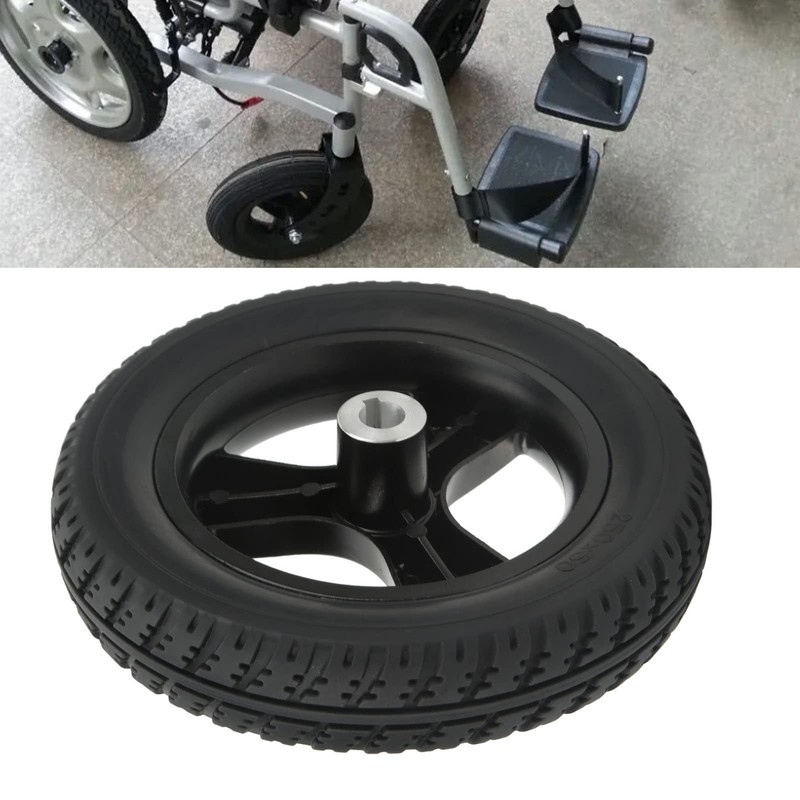 Electric Wheelchair Wheels, Rear wheel for electric wheelchair 10in polyurethane