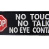 Service Dog No Touch No Talk Warning Vests/Harnesses Patch Embroidered