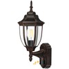 Lamomo Outdoor Wall Sconce, Dusk to Dawn Motion Sensor Light