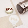 Mr Mrs Macaron Oreo Cookie Stencils Small Mylar Stencil Set