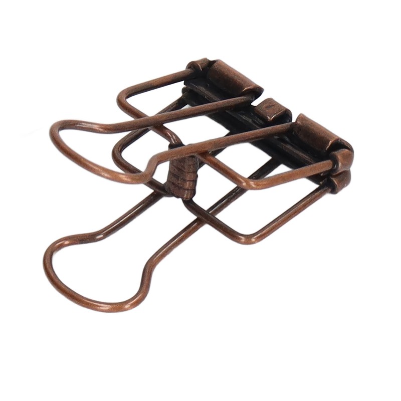80Pcs Hollow Binder Clips 0.7in Sturdy Metal Hollow Out Strong