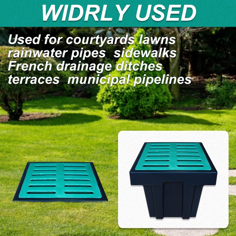 Catch Basin Drain Grate with Frame Thickness Drain Box with