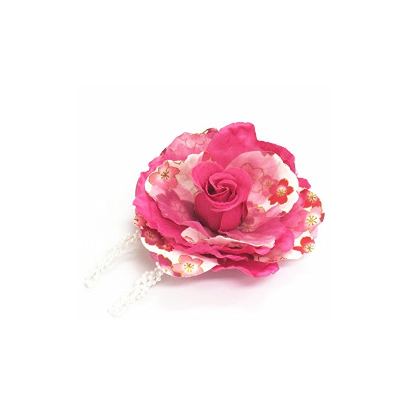 Lugano Popular Crepe, yukata, Foot, Hair Accessory, Beaded Clip Hair