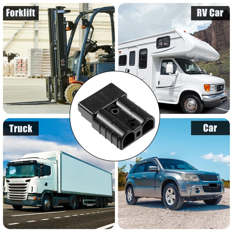 uxcell 2 Set 50A Battery Quick Connector Kit Car Trailer