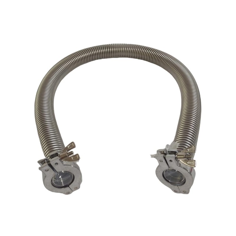 EASTVAC KF25 Stainless Steel 304 Vacuum Flexible Bellows Hose Vacuum