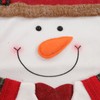 2pcs Christmas Chair Back Cover Decorative Non Woven Fabrics Old