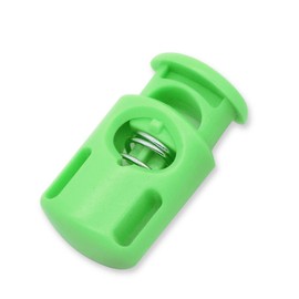 DYZD Cerraduras de cable de plástico Topes de palanca con tope de resorte de extremo multicolor (10 piezas, Verde)