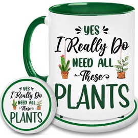 YIDAJI Plant Gifts for Plant Lovers - Gardener Gift Coaster - Gardening Gift For Men, Women - Present for Crazy Plants Lady, Garden Lover - Mothers Day, Valentine, Birthday Gifts For Dad, Mom, Family