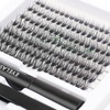Fenshine Cluster Lashes, Individual Lashes, Wide Stem C/D Curl, 9-15