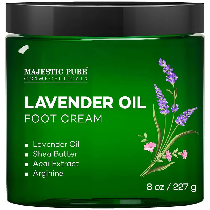 Lavender Oil Foot Cream with Shea Butter | 8 oz