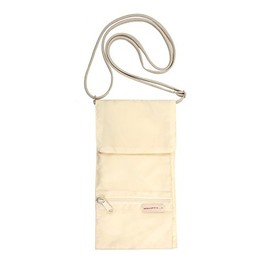 Walking the Earth Security Pouch, Beige, Convenient Travel Goods