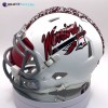 Riddell Edgewood Warriors Mini Football Helmet - Silver & Red