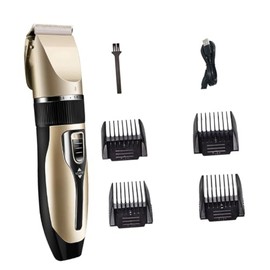 Professional Hair Clippers Set 8-Piece Rechargeable Low Noise Haircut Trimmer for Adults and Kids Cordless Electric Clippers Guide Combs