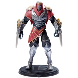 League Of Legends, 6-Inch Zed Collectible Figure w/Premium Details and 2 Accessories, The Champion Collection, Collector Grade, Ages 12 and Up