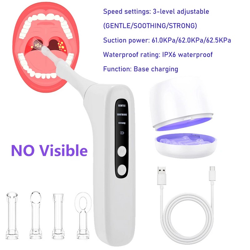Electric Tonsil Stone Remover for Oral Care – Rechargeable Suction