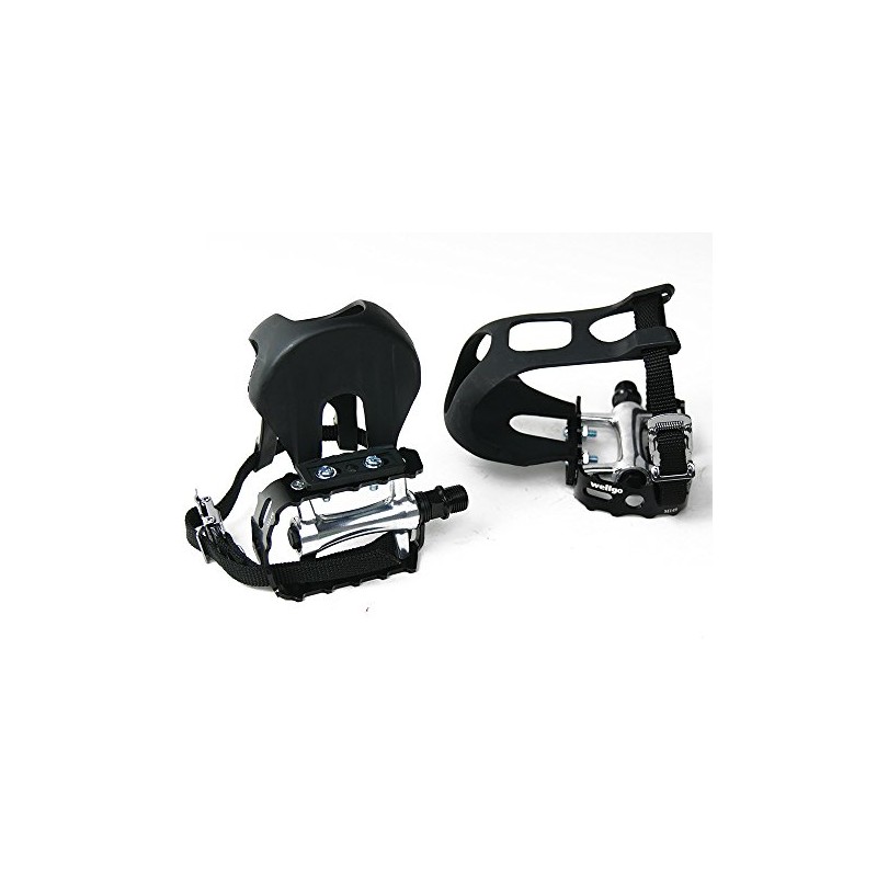 Bicycle Pedals with Pedal Hooks, Easy Running with Closed Ball