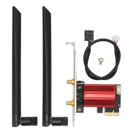 PCIe Network Card 300Mbps 2.4GHz 867Mbps 5GHz Dual Antenna BT4.2 PCIe WiFi Adapter Card for Win 7 8 10 11 System